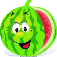 吃瓜卡通简笔画,趣味横生的视觉盛宴